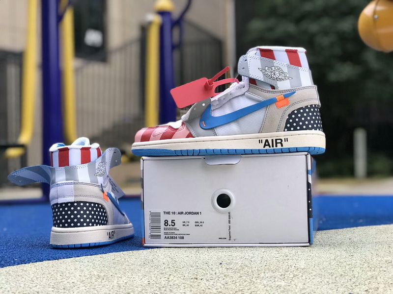 Super max Parra x Nike  Air Jordan 1 x OFF-WHITE(98% Authentic quality)